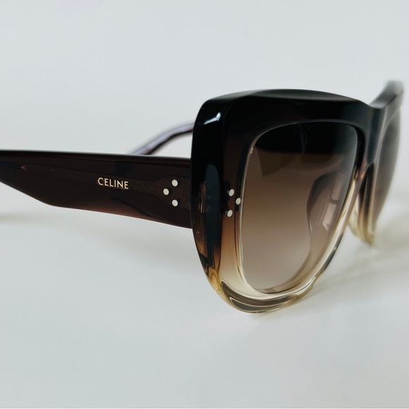 CELINE SUNGLASSES CL40157U 50F 57/18/140 Brown NEW! - Picture 4 of 9